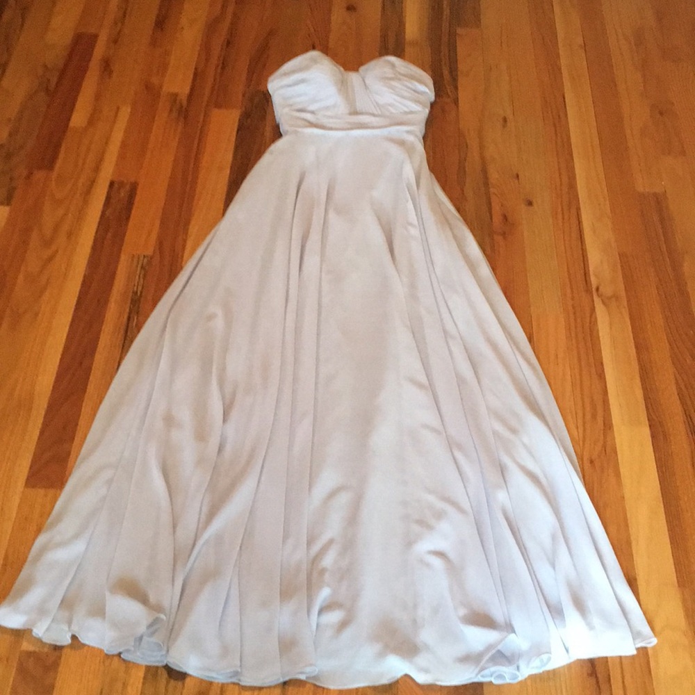 Watters & Watters blue floor length dress size 0